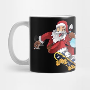 santa skate and smoke weed everyday Mug